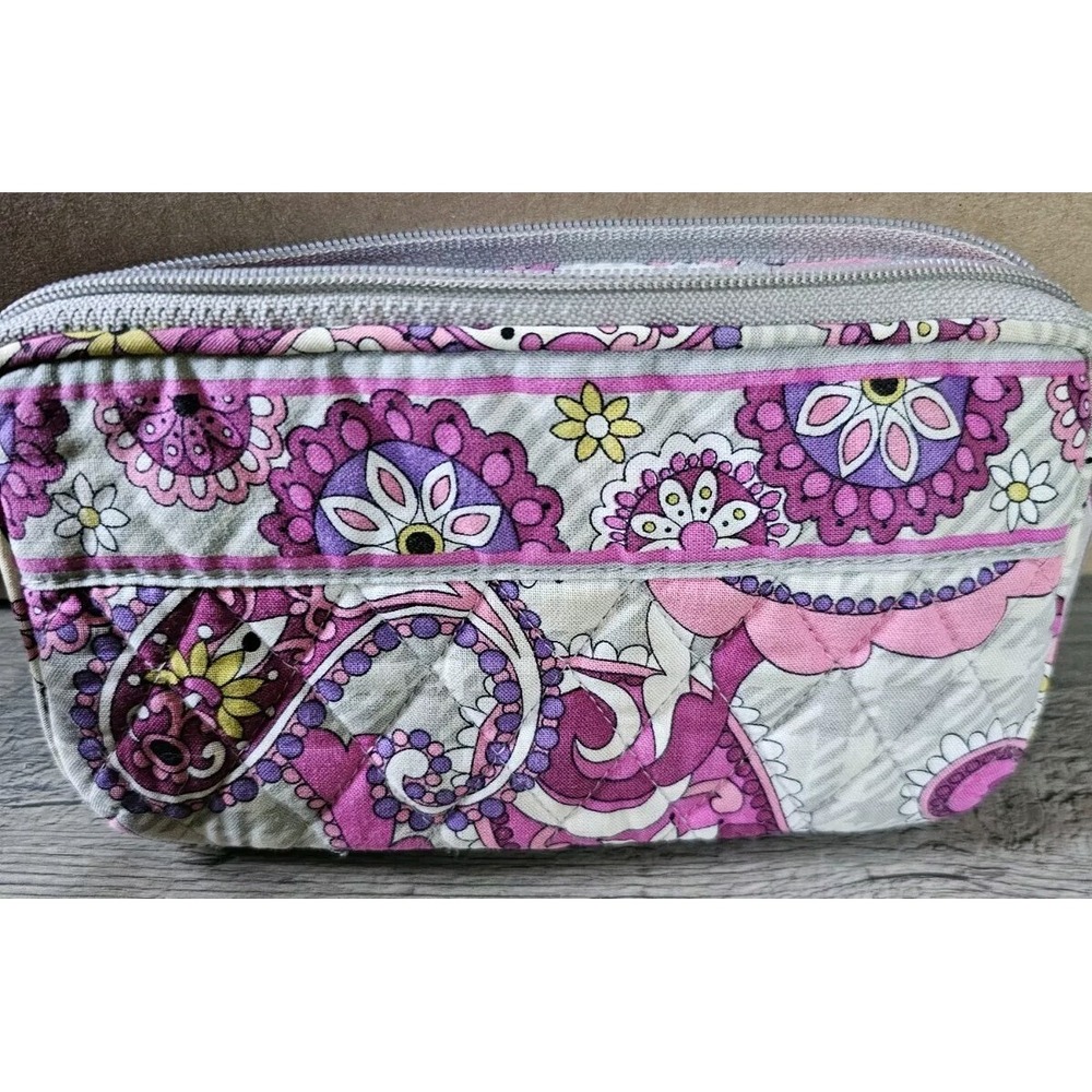 Vera Bradley Pink Floral Wristlet - Picture 6 of 12